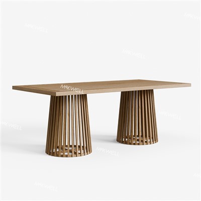 Kerek fa étkezőasztal 8. ülés